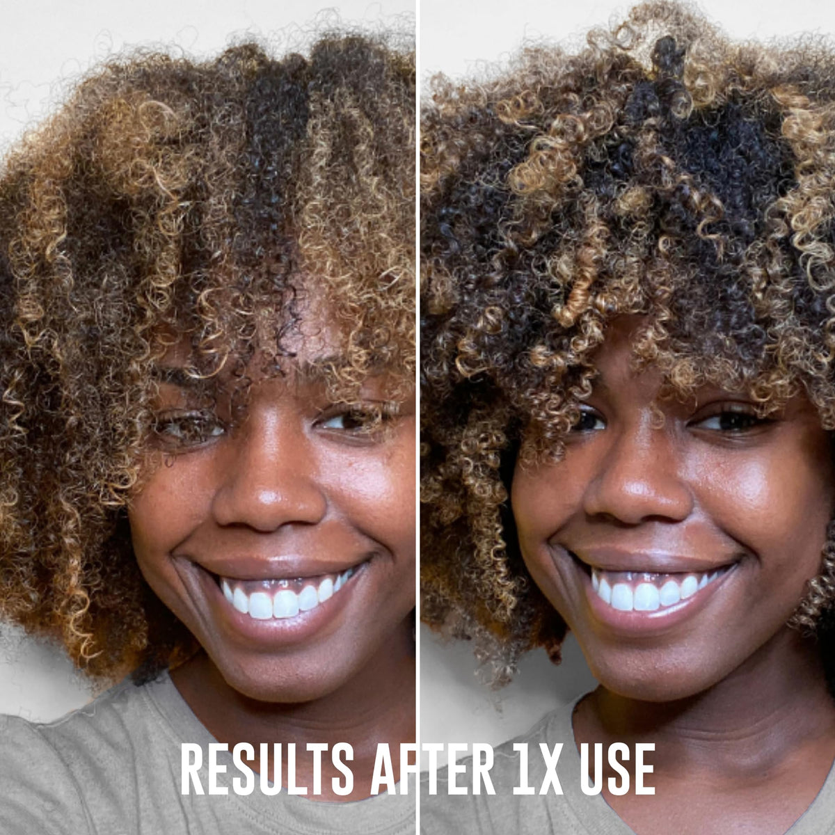 Love Ur Curls product label detail with ingredient highlights visible