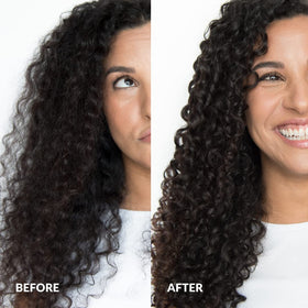 Love Ur Curls conditioner cream texture showing rich hydration