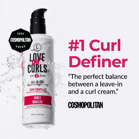 Love Ur Curls cream close-up highlighting shea butter and moringa oil