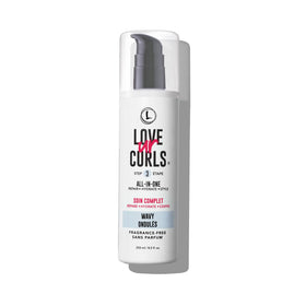 Love Ur Curls front jar showing label and 250mL size, highlights clean styling