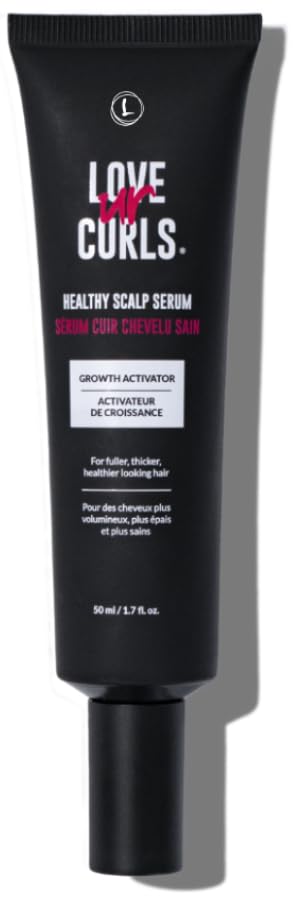 Love Ur Curls front bottle view showing label and 50mL size benefit