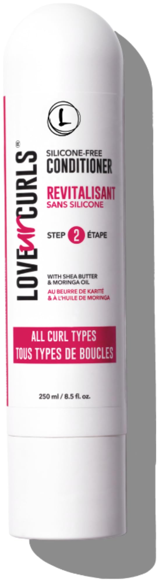 Love Ur Curls front packaging showing label and bottle benefits