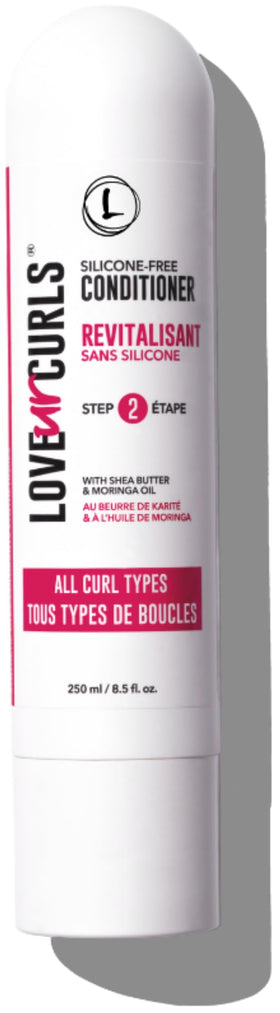 Love Ur Curls front packaging showing label and bottle benefits