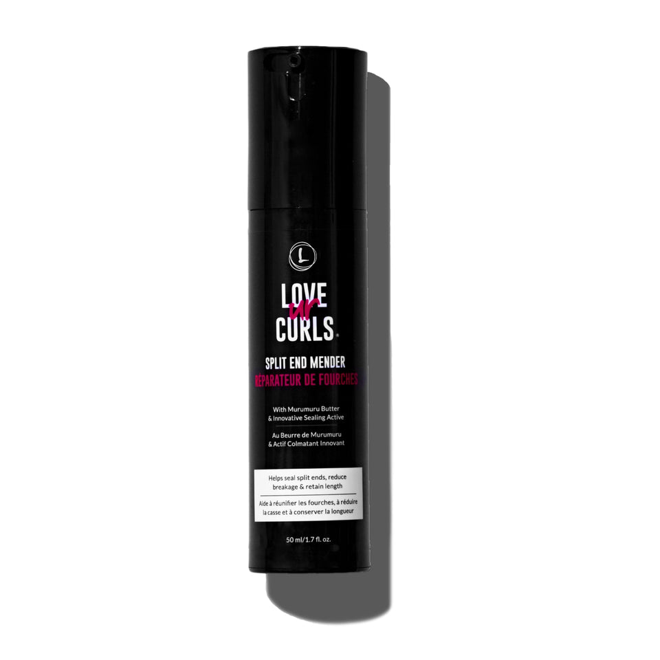 Love Ur Curls front packaging showing product clarity and compact size