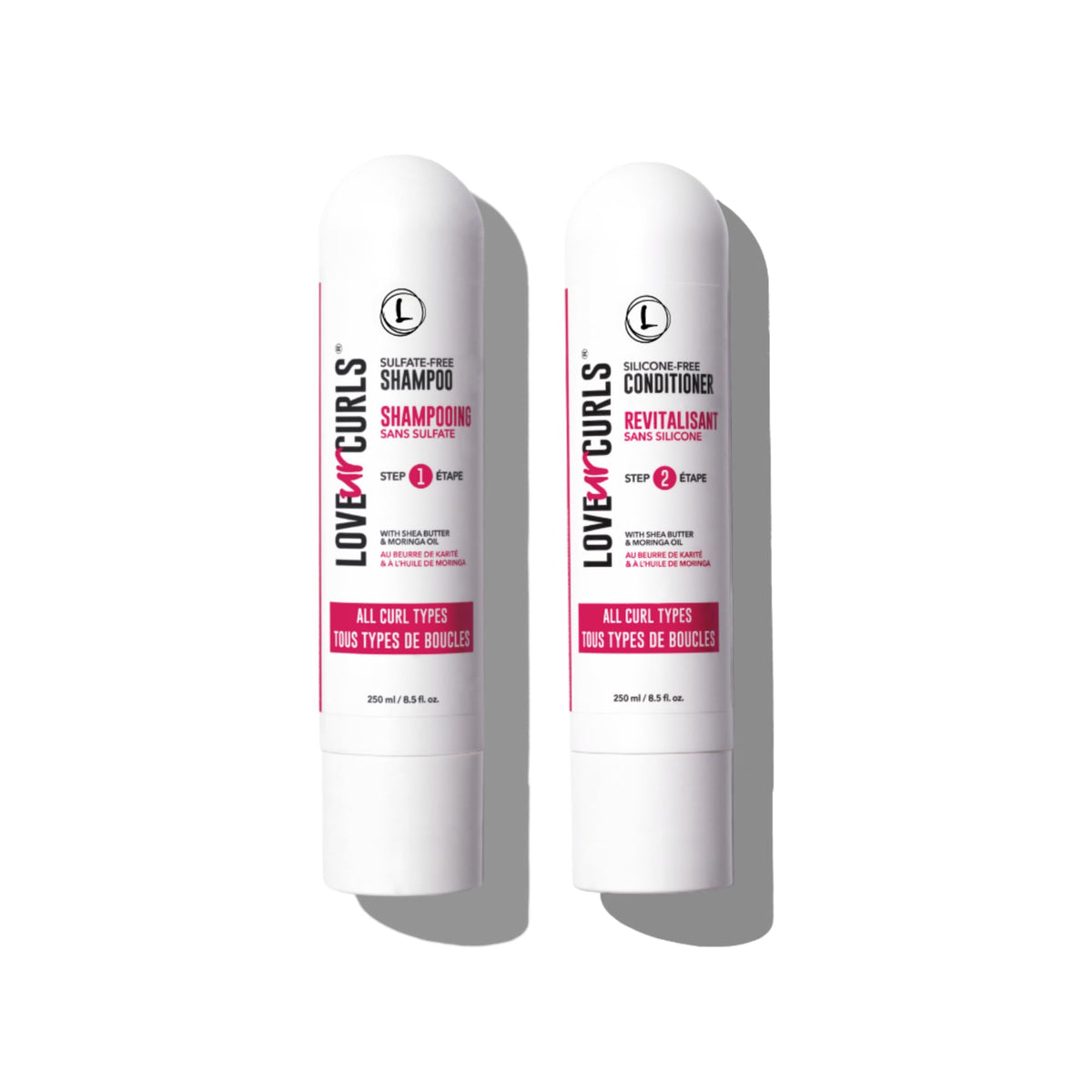 Love Ur Curls front packaging showing set and benefits