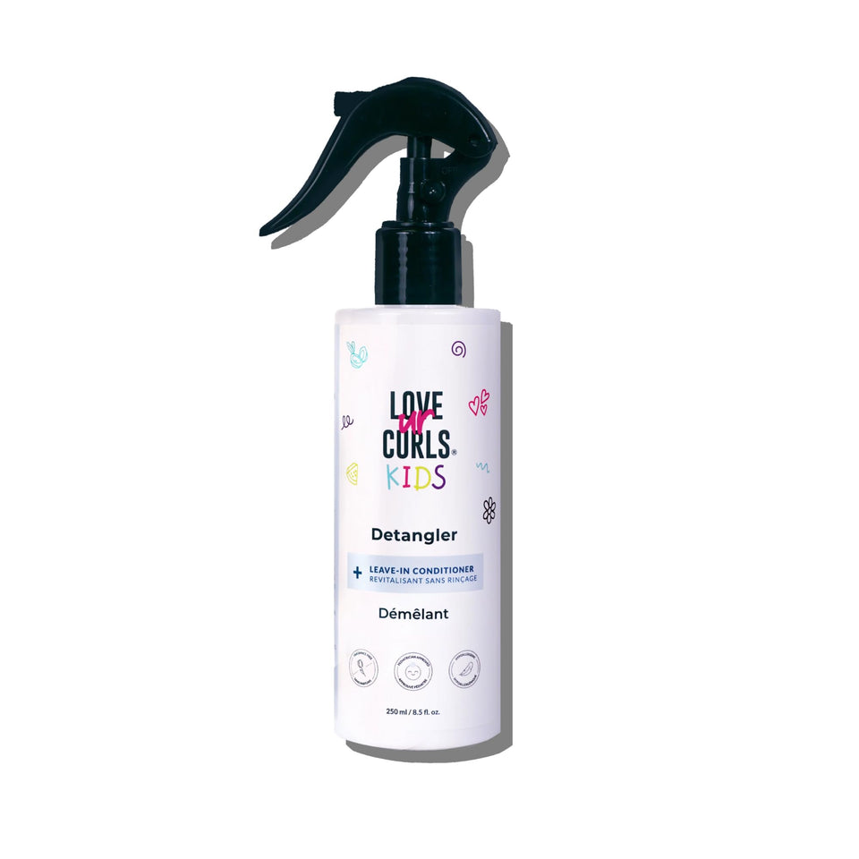 Love Ur Curls front packaging showing 250mL bottle and benefits