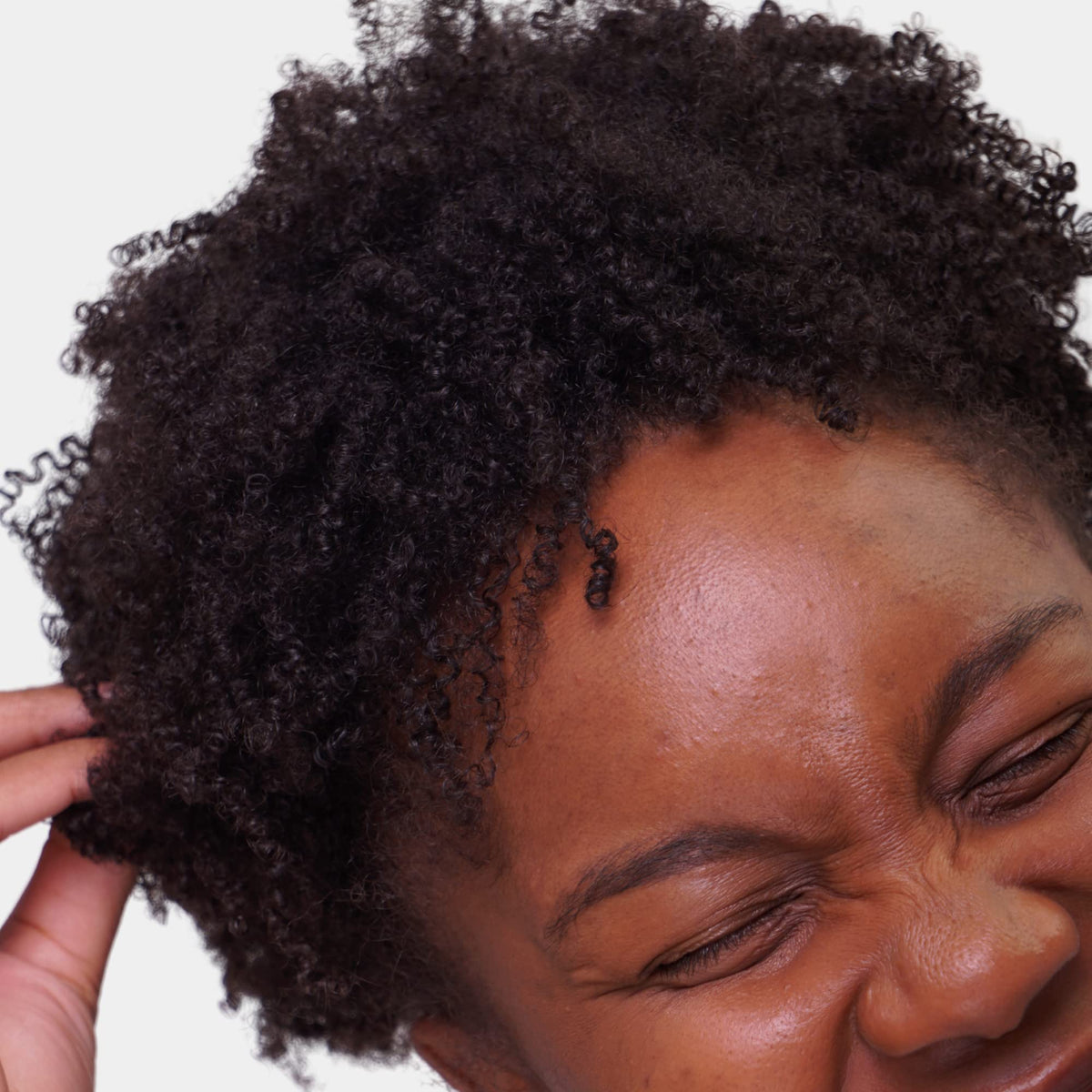 Love Ur Curls open jar top view highlighting creamy, spreadable formula