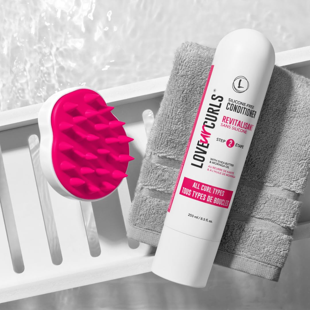 Love Ur Curls used on defined curly hair for soft, bouncy results