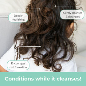 Love Ur Curls LUCK on child wet hair easing combing and detangling