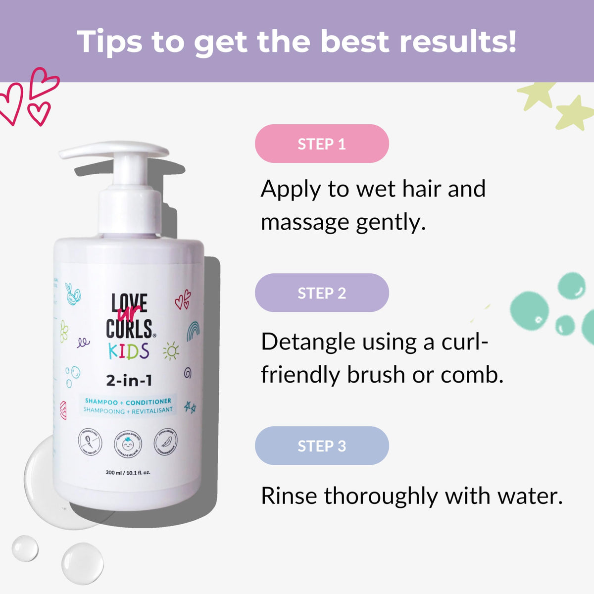 Love Ur Curls LUCK lifestyle family bathtime calming kids and caregivers