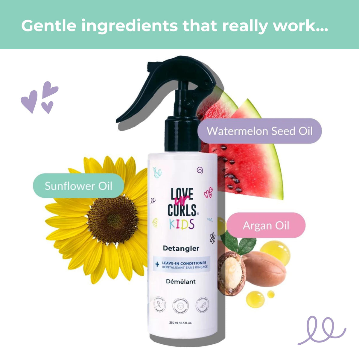 Love Ur Curls scent notes display maple coconut caramel for cozy aroma