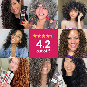 Love Ur Curls Irish Sea Moss gel open jar for touchable hold