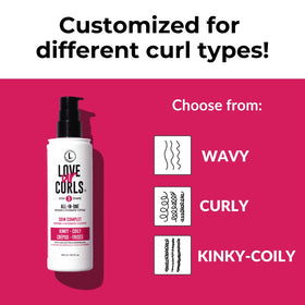 Love Ur Curls shampoo pump close-up demonstrating gentle cleansing