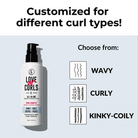 Love Ur Curls shea butter and moringa oil ingredients for nourishment
