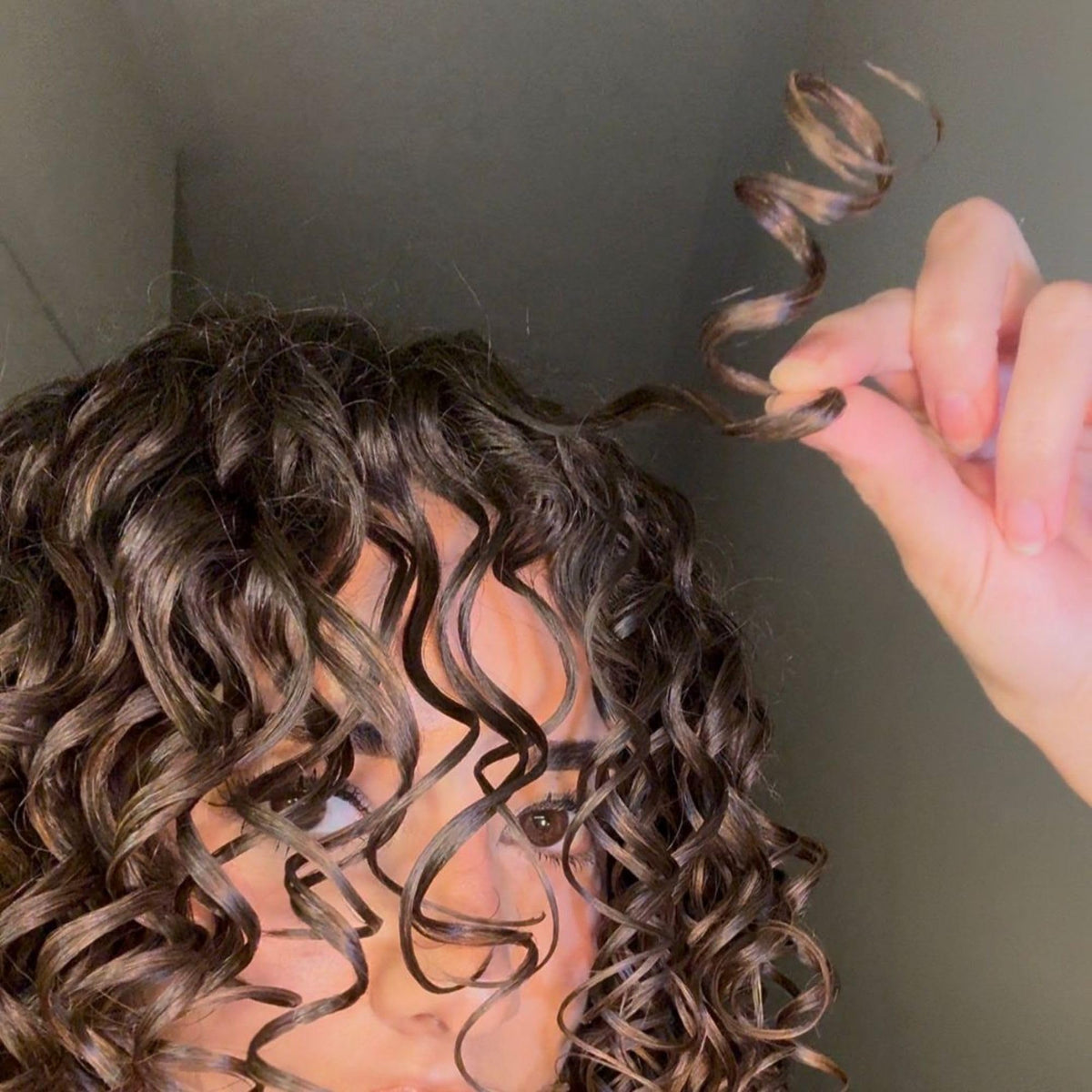 Love Ur Curls close-up texture of gel highlighting smooth application benefit