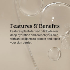 Loved01 being applied to face and neck for lightweight hydration