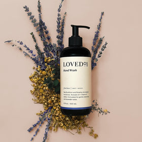 Loved01 texture foam detail showing gentle lather and hydrating formula benefit