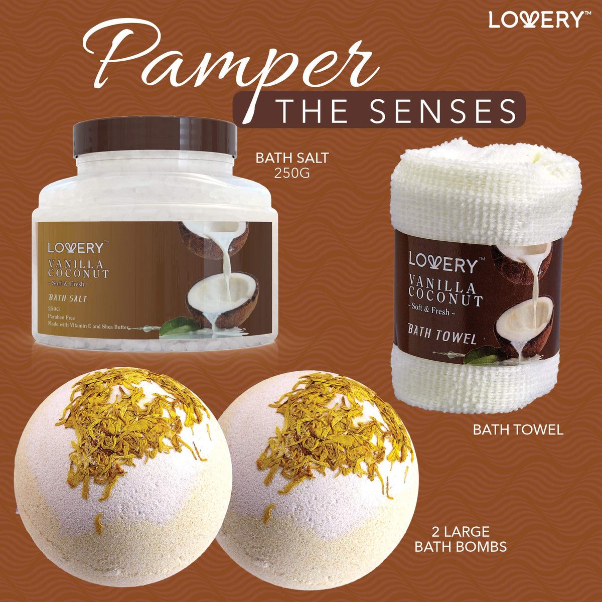 LOVERY body scrub texture close-up showing gentle exfoliation benefits