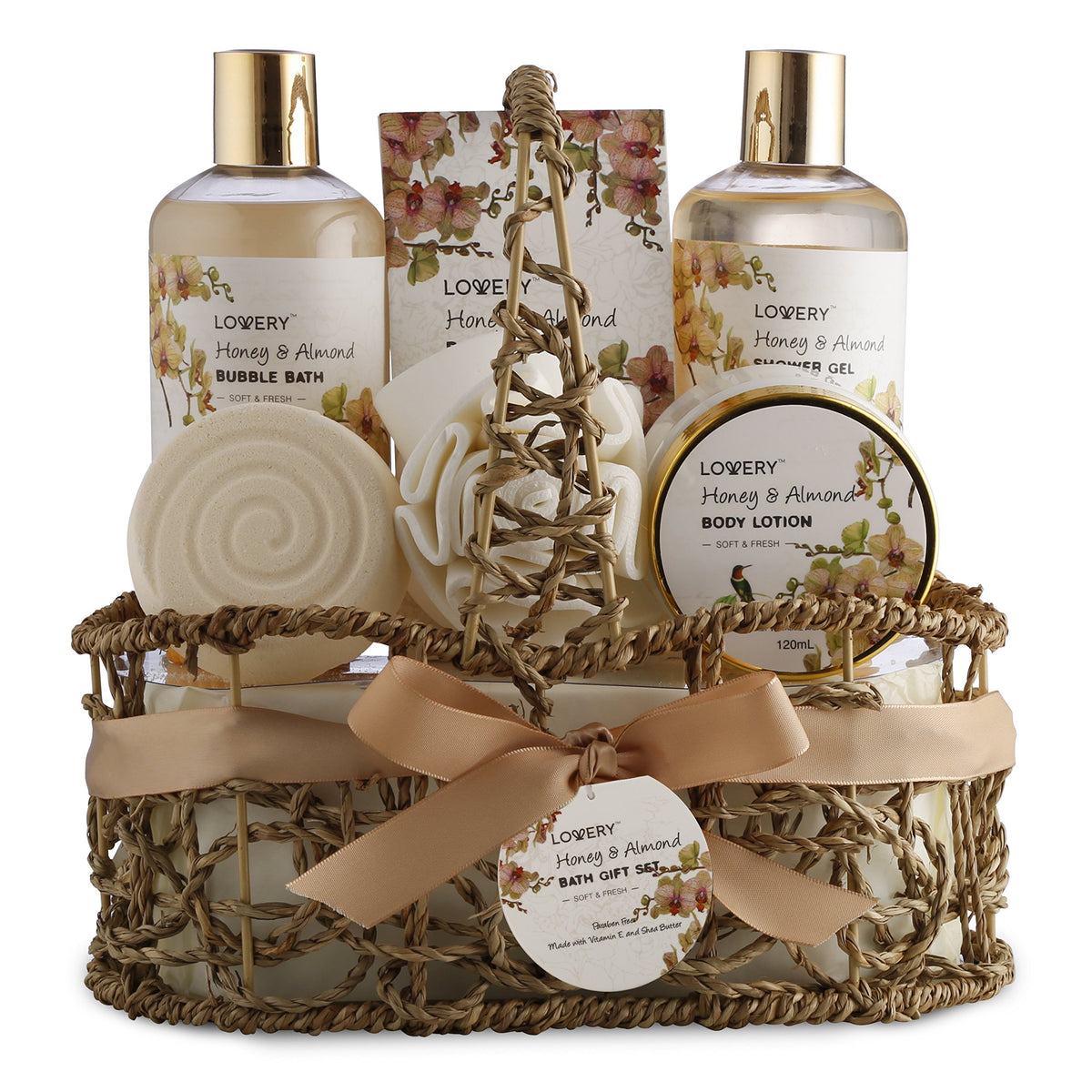 LOVERY front packaging showing elegant gift basket presentation and instant-gift appeal