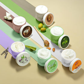 LOVERY open tin box with neatly arranged jars, easy storage and presentation benefit