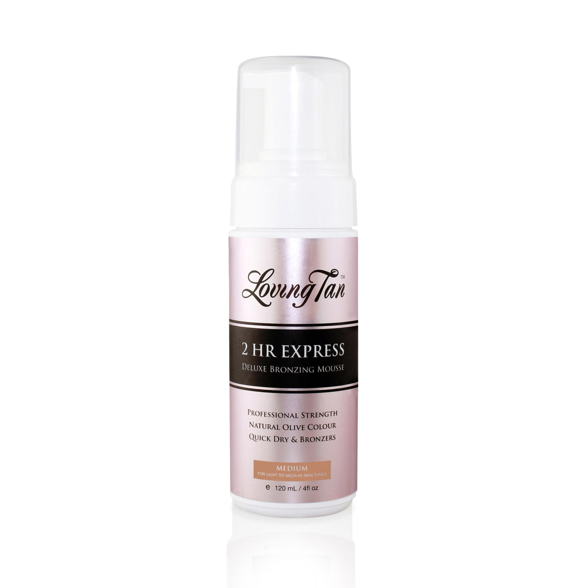 Loving Tan front packaging showing product and benefits for confident purchase