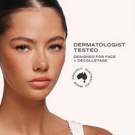 Loving Tan applied on hand showing colour guide, easy streak-free positioning