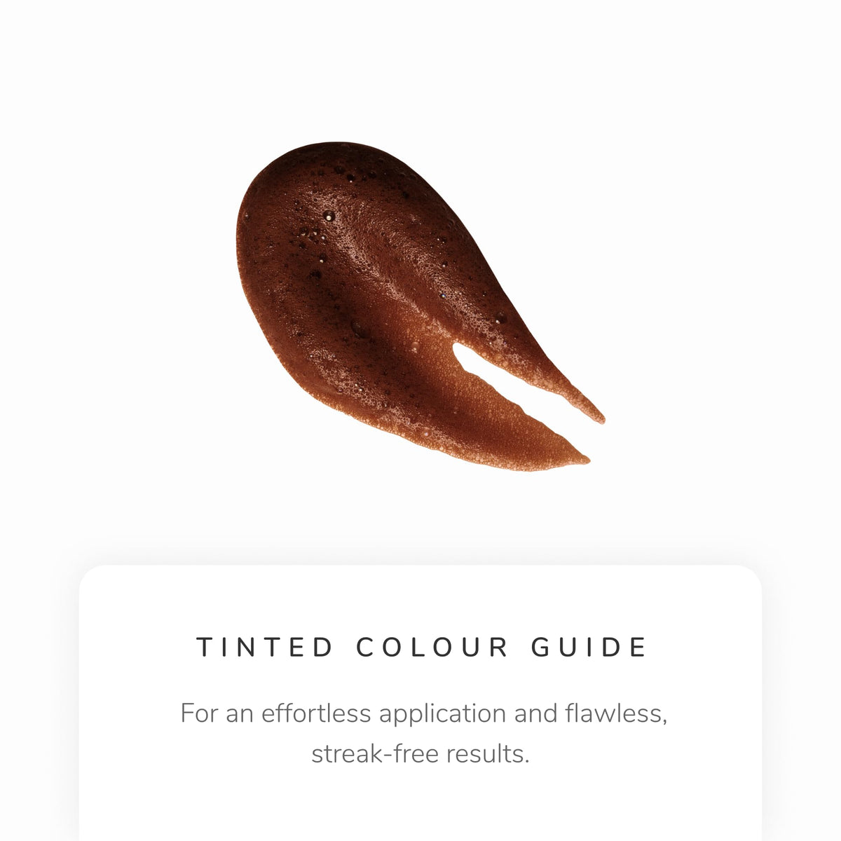 Loving Tan applicator mitt detail demonstrating streak-free application benefit