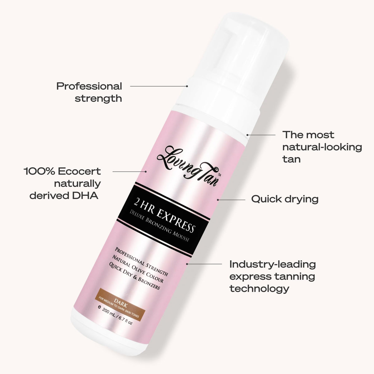 Loving Tan bottle staged in bathroom routine showing easy at-home use
