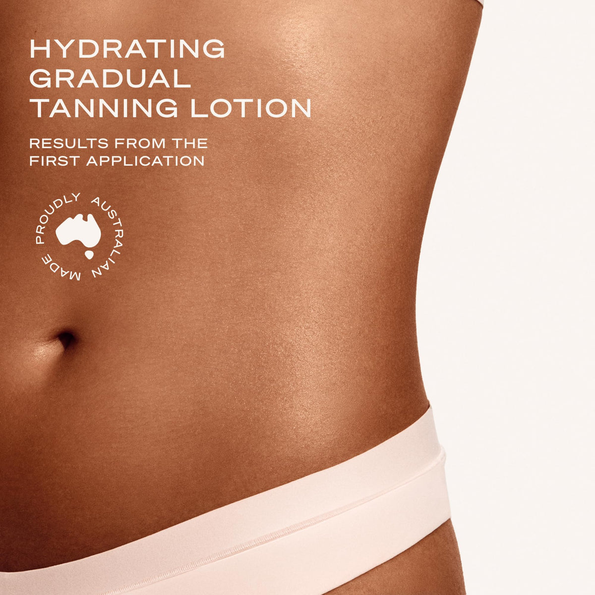 Loving Tan ingredients label close-up showing naturally derived DHA benefit