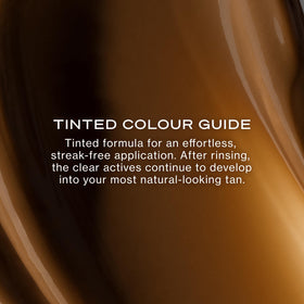 Loving Tan before and after swatch showing gradual dark natural-looking colour