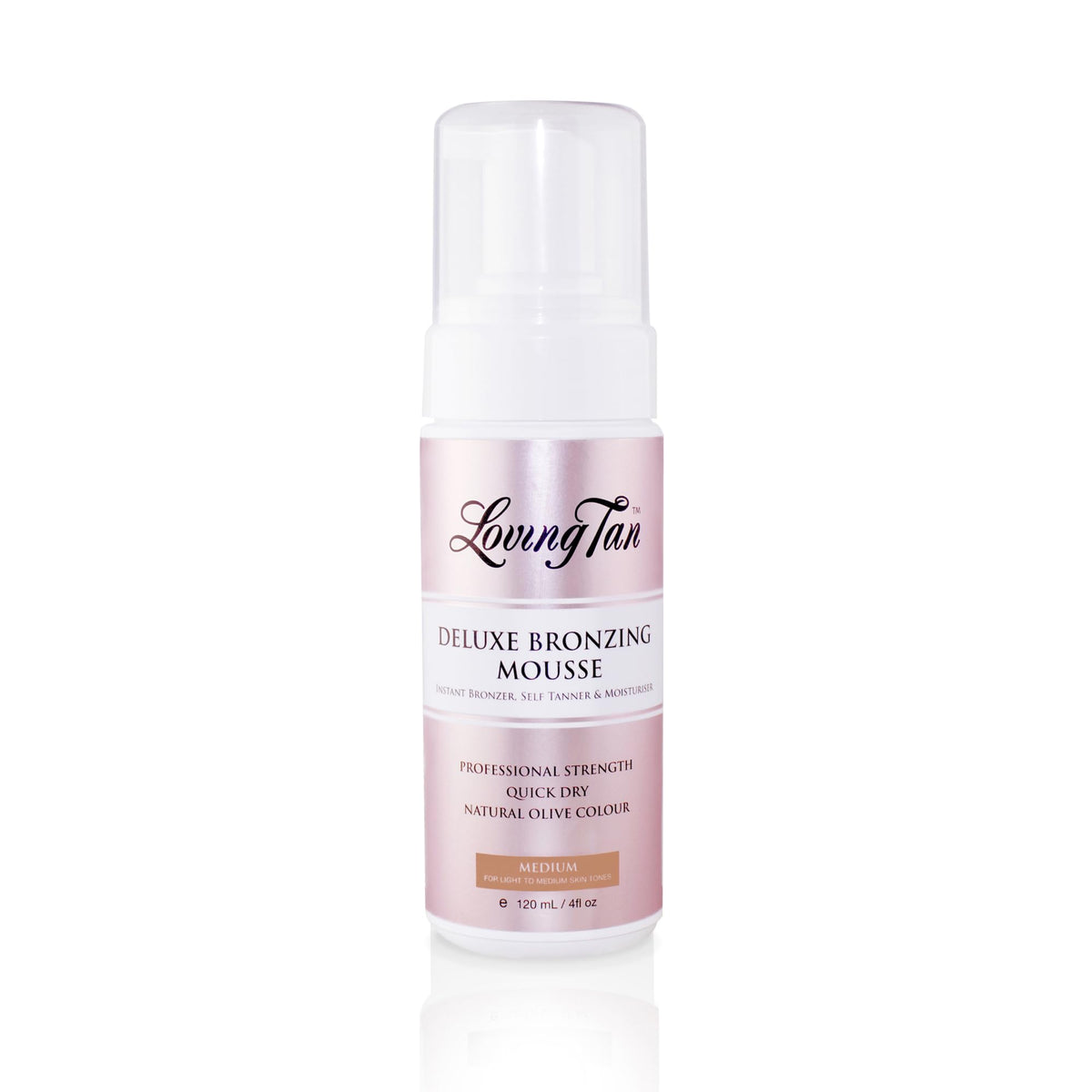 Loving Tan front packaging showing product and immediate coverage benefit
