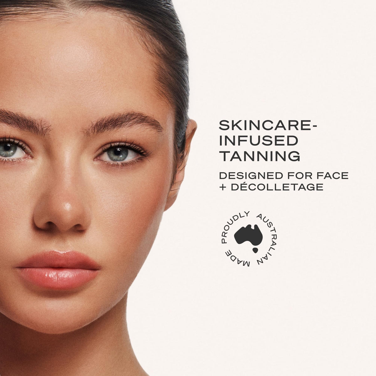 Close-up of Loving Tan ingredient label showing hydrating actives benefit