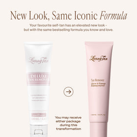 Loving Tan gel texture close-up highlighting smooth consistency for easy application
