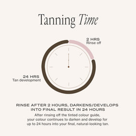 Loving Tan lifestyle image at beach conveying healthy sunless glow