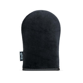 Loving Tan mitt front view showing full coverage and easy grip benefit