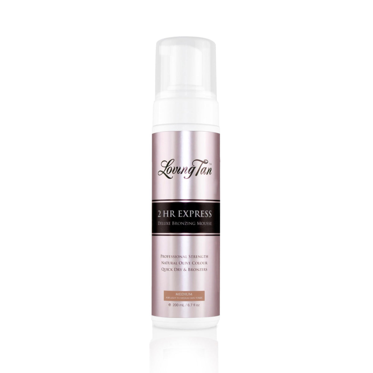 Loving Tan front packaging shows medium shade and clean design benefit