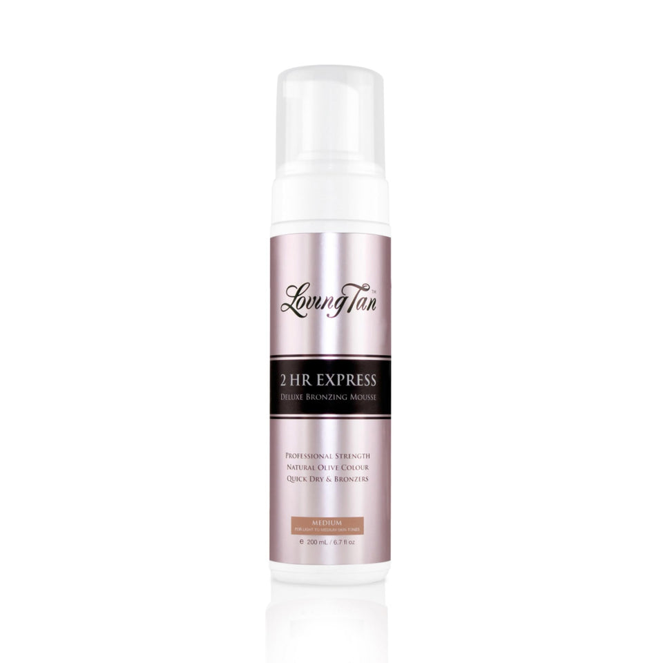 Loving Tan front packaging shows medium shade and clean design benefit