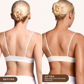 Loving Tan mousse texture on pump highlighting quick drying benefit