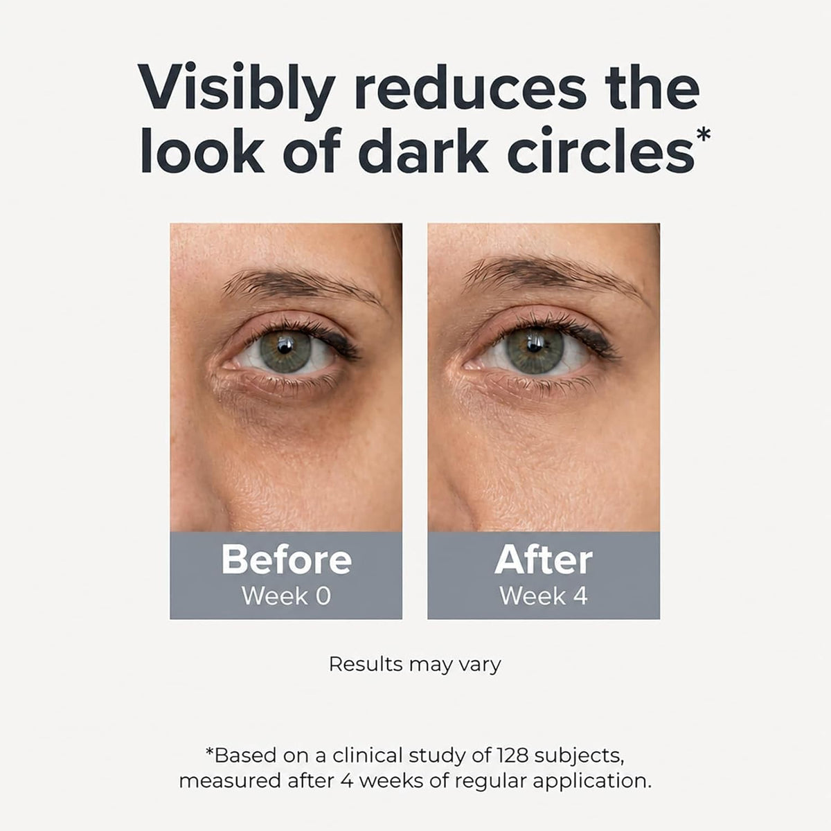 loxadz before and after under-eye brightening for visible improvement
