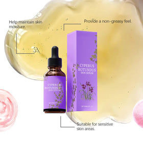 LOYOTICE applying oil on arm for smoother, moisturized skin