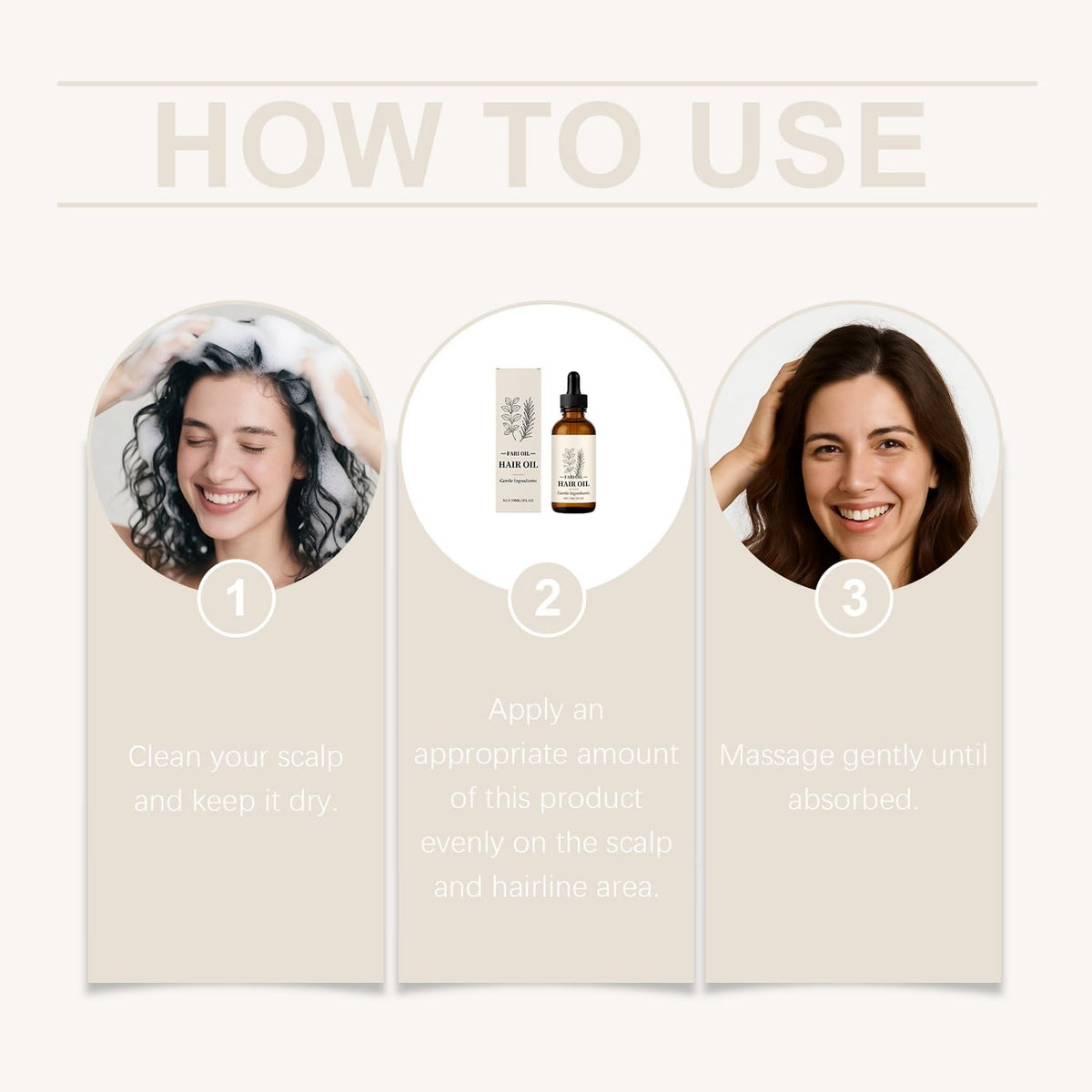 LOYOTICE Fari oil on a bathroom shelf suggesting daily routine use