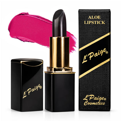 L'Paige front packaging showing sleek black bullet and label, highlights bold design
