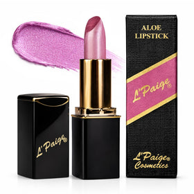 L'Paige front packaging showing shade label and frosted finish benefit