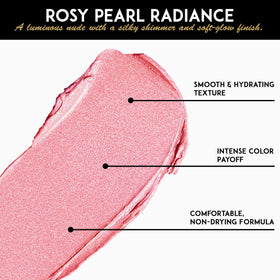 L’Paige texture shot highlighting creamy formula and moisturizing look
