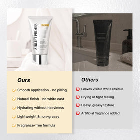 LPH LAB ingredient label with hyaluronic acid and peptides emphasized for hydration