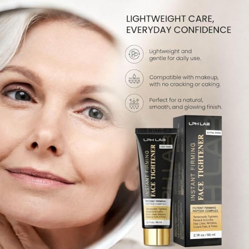 LPH LAB label close-up showing product name and targeted mature-skin benefit