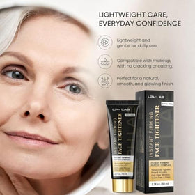 LPH LAB label close-up showing product name and targeted mature-skin benefit