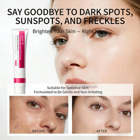 LRUSEIFE cream texture spread on skin, demonstrating lightweight hydration benefit