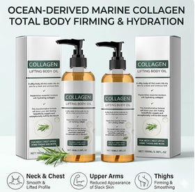 LTNOVAAY applying oil to arm demonstrating quick hydration and smooth finish