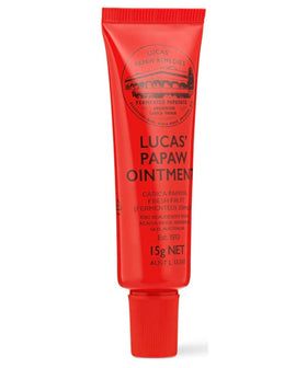 Lucas Papaw close-up of tapered lip applicator demonstrating precise, hygienic application
